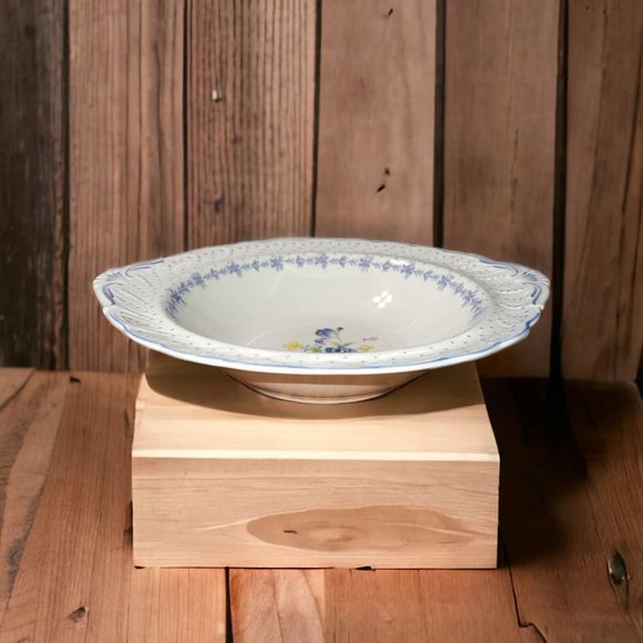 Blue Peony by NIKKO Vegetable Bowl 11" Used - Picture 1 of 3